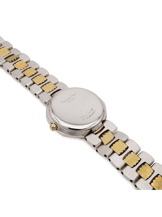 Dior Octagon Gold Dial SS Quartz Watch 48 main image 8